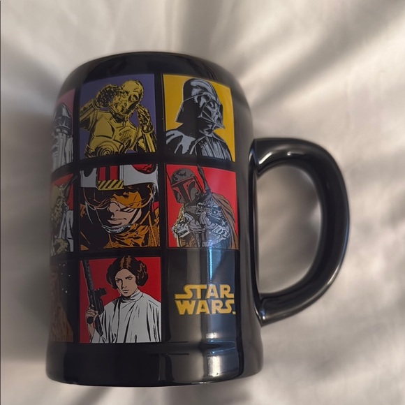 Star Wars Black Character Mug 22 oz - Picture 1 of 7